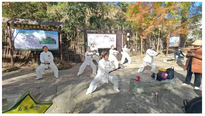 [第七届全国文明单位]银发映初心 太极传真情 景德镇老年大学太极十班赴婺源长溪村开展送文化下乡活动